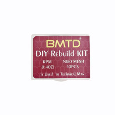 10PCS NI80 Mesh Coil - DIY Rebuild Kit for RPM Coil - 0.4ohm